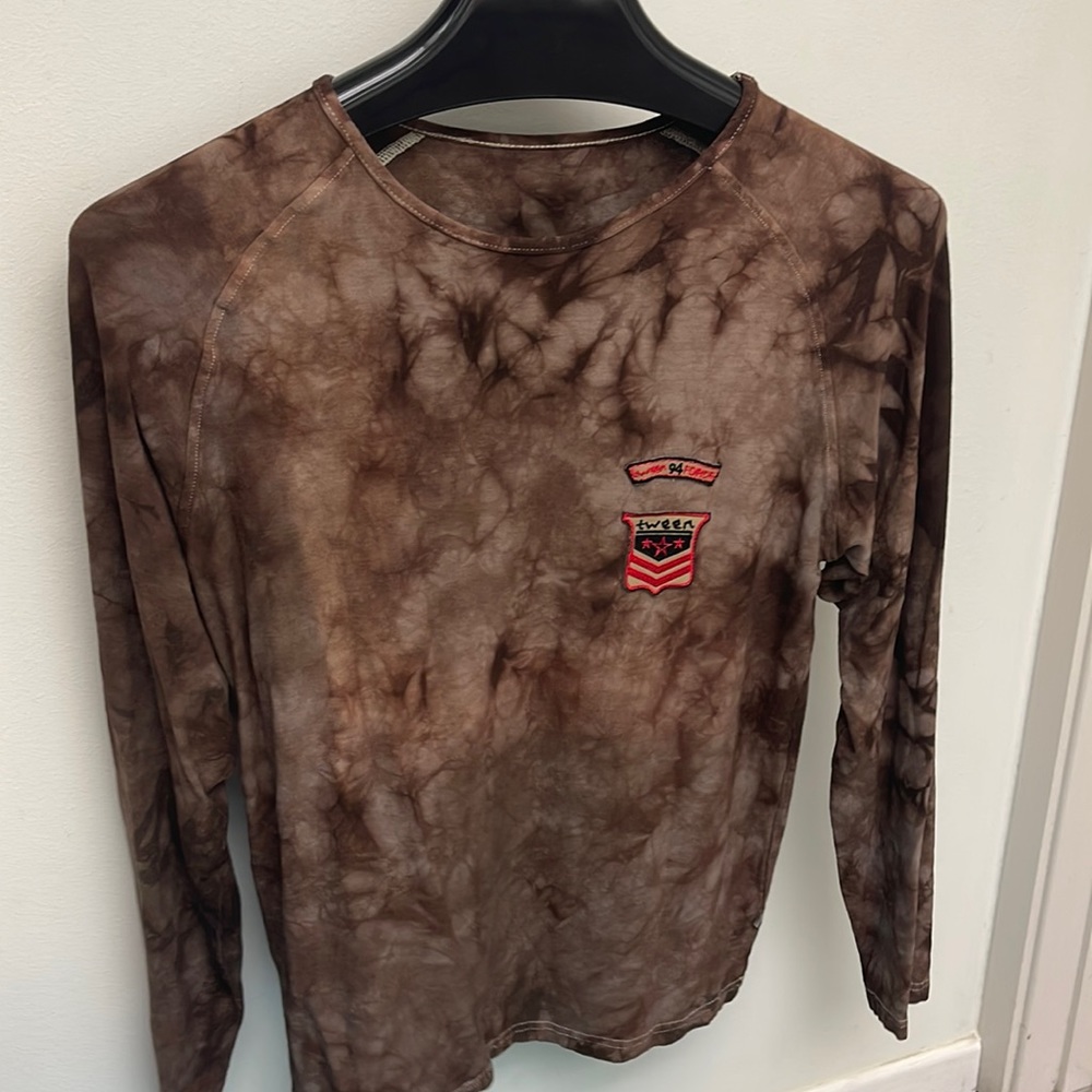 Damat Tween tie dye long sleeve fitted Mens shirt